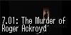 7.01: The Murder of Roger Ackroyd (Lassassinio di Roger Ackroyd)
